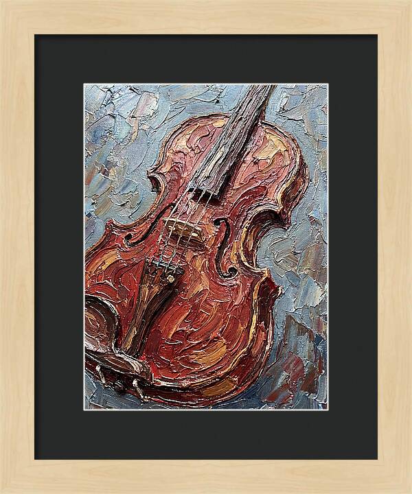 Violin In Textured Glory