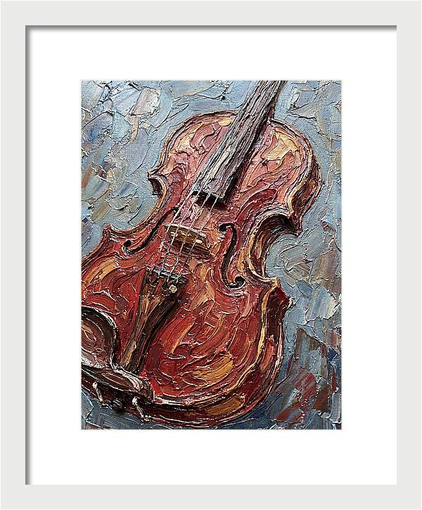 Violin In Textured Glory