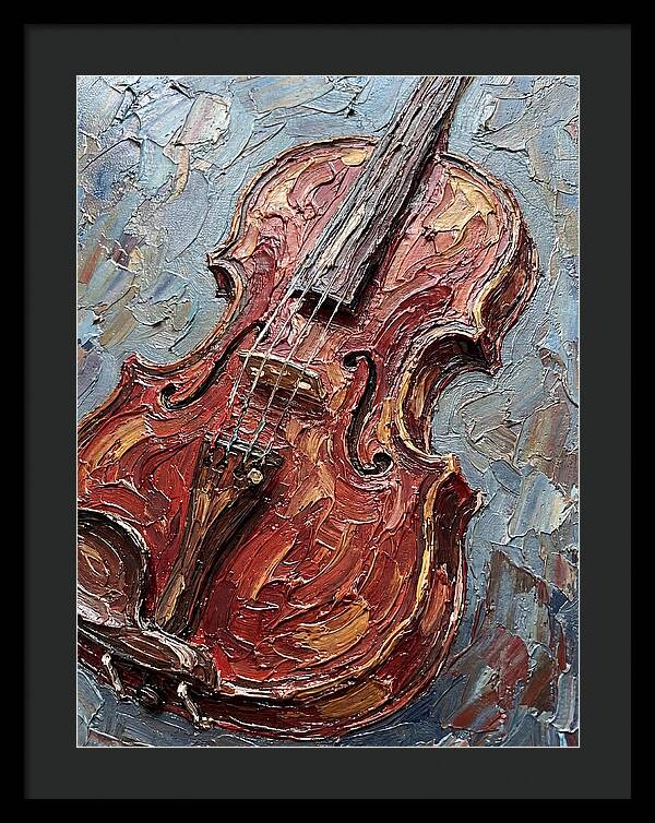 Violin In Textured Glory