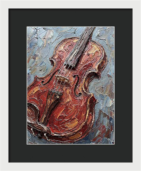 Violin In Textured Glory
