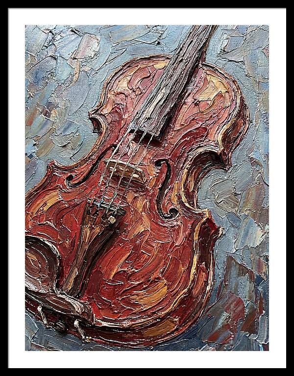 Violin In Textured Glory