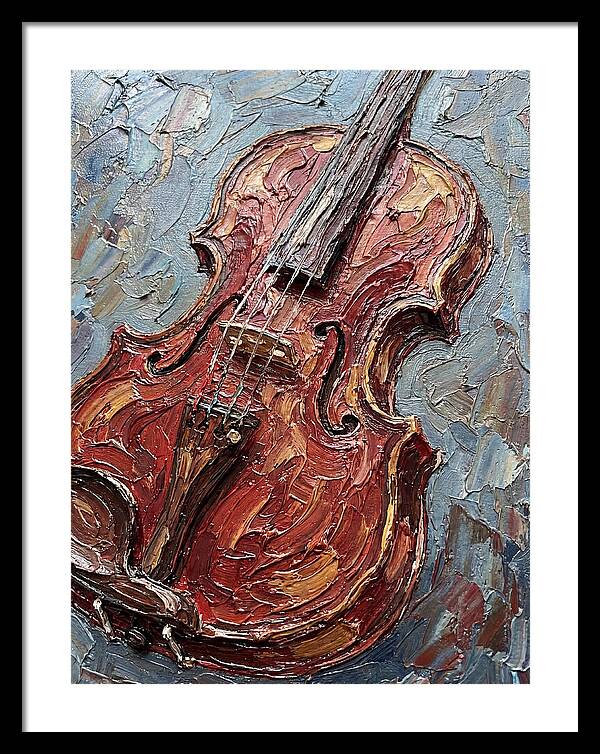 Violin In Textured Glory