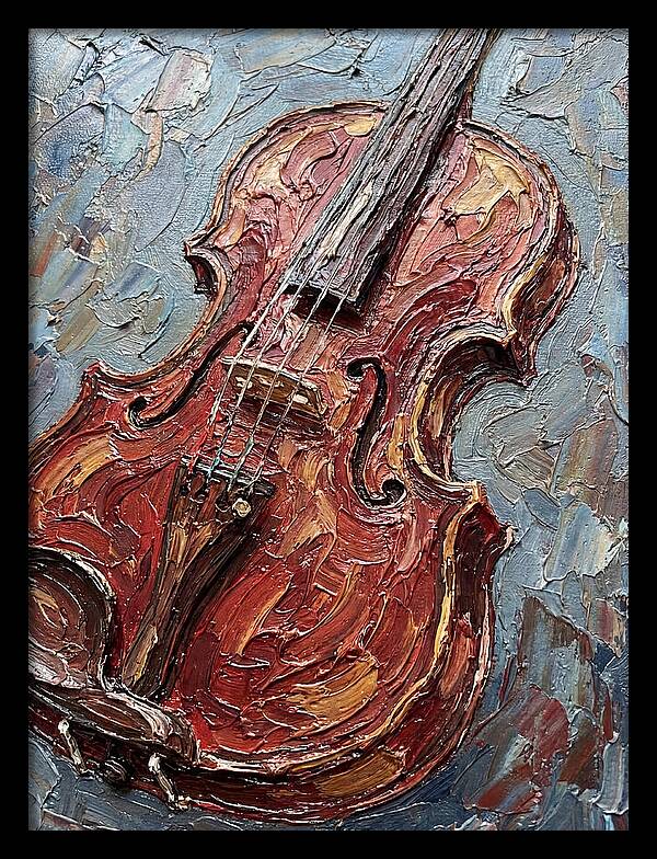 Violin In Textured Glory