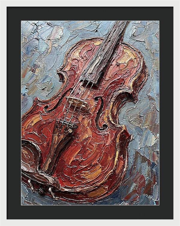 Violin In Textured Glory