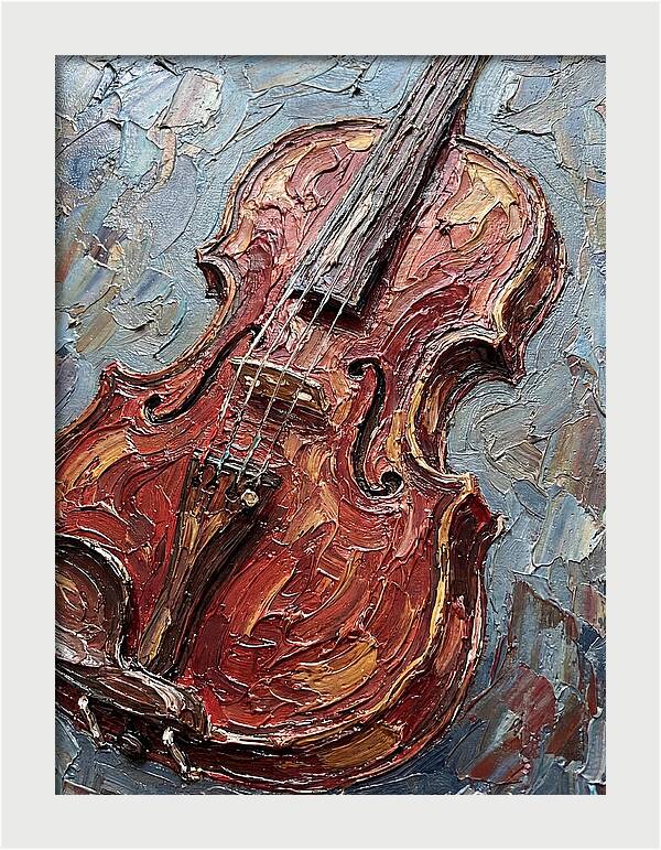 Violin In Textured Glory