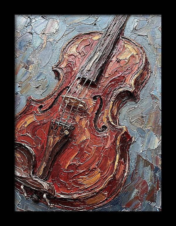 Violin In Textured Glory