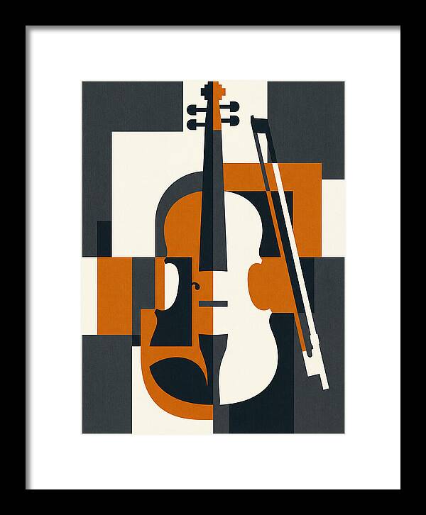 Violin Minimalism In Color