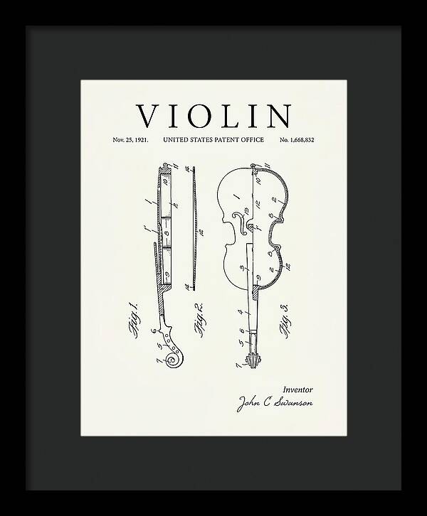 Violin Minimalist Patent Us1668832a