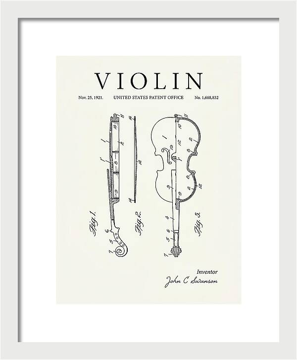 Violin Minimalist Patent Us1668832a