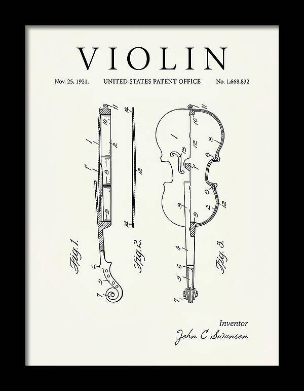 Violin Minimalist Patent Us1668832a