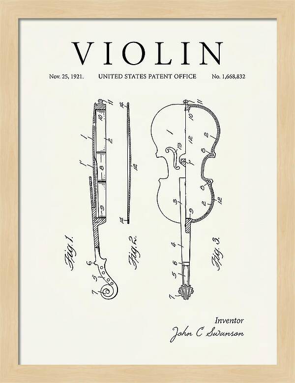 Violin Minimalist Patent Us1668832a
