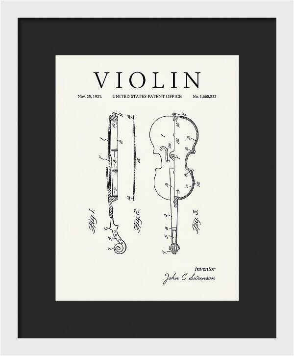 Violin Minimalist Patent Us1668832a