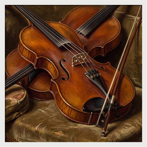 Violin Still Life Elegance