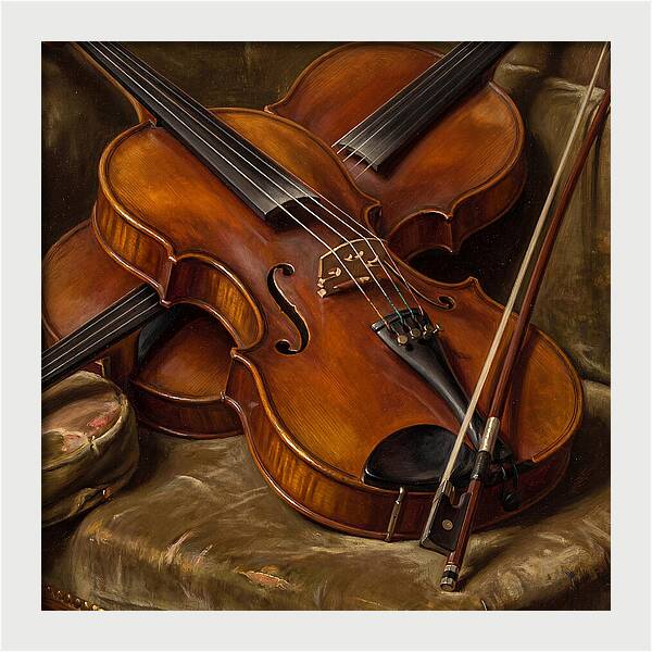 Violin Still Life Elegance