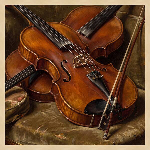 Violin Still Life Elegance