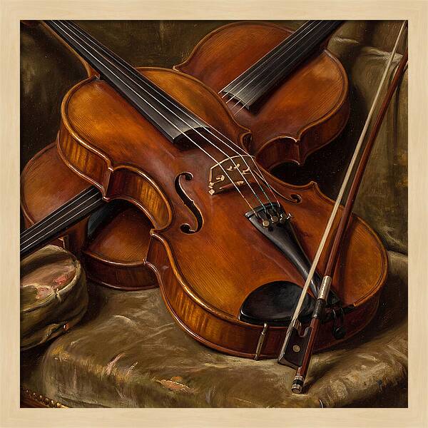 Violin Still Life Elegance