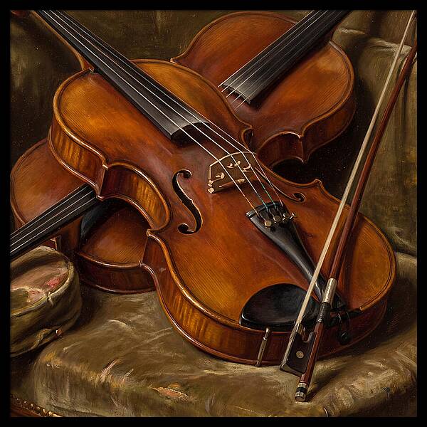 Violin Still Life Elegance