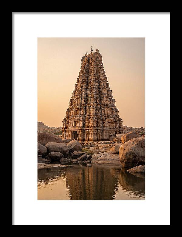 Virupaksha Temple Gopuram At Golden Hour