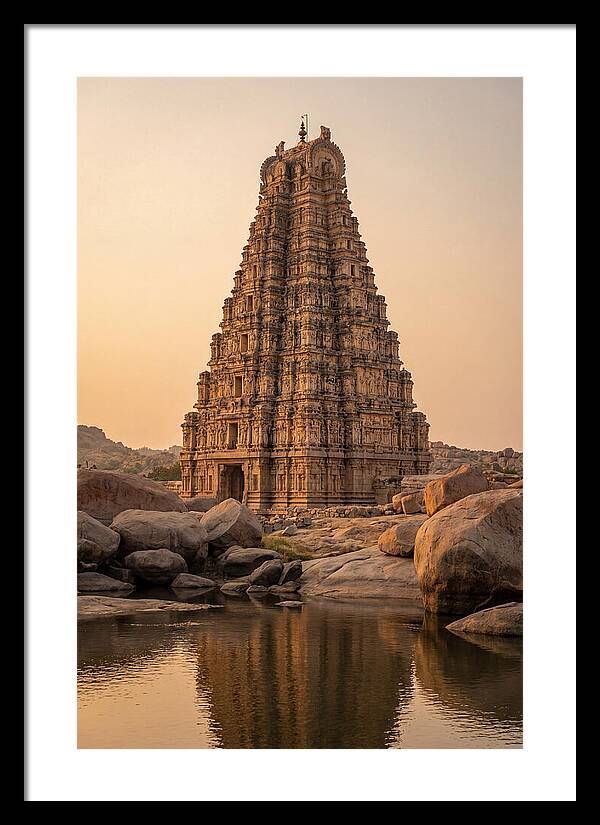 Virupaksha Temple Gopuram At Golden Hour