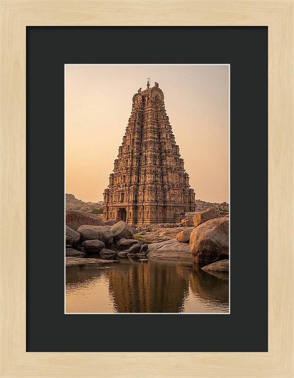 Virupaksha Temple Gopuram At Golden Hour