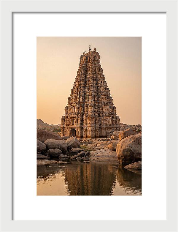 Virupaksha Temple Gopuram At Golden Hour