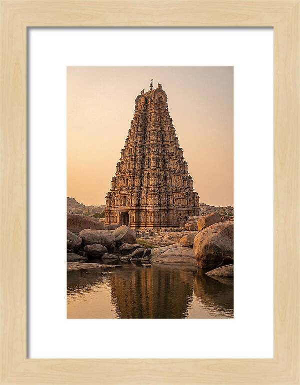 Virupaksha Temple Gopuram At Golden Hour