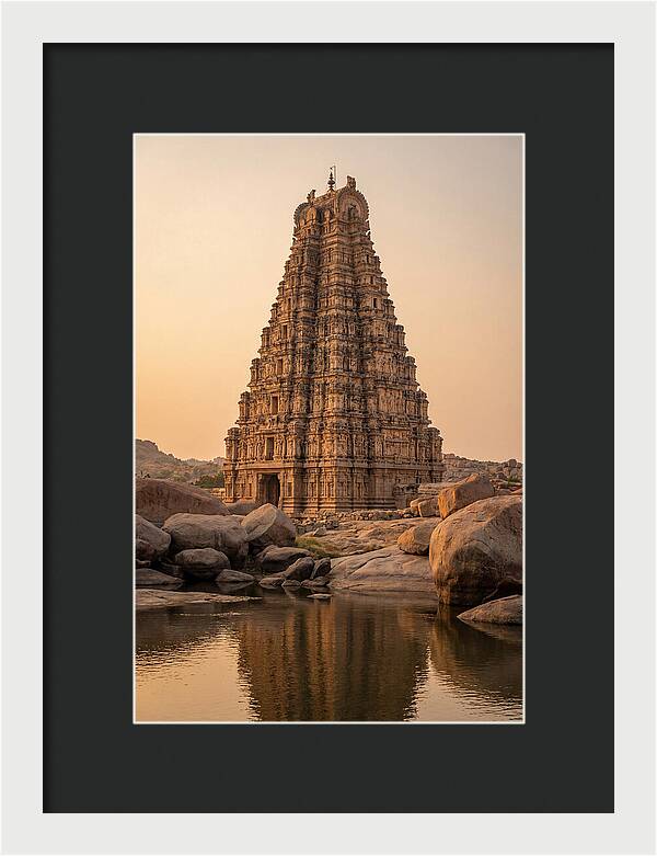 Virupaksha Temple Gopuram At Golden Hour