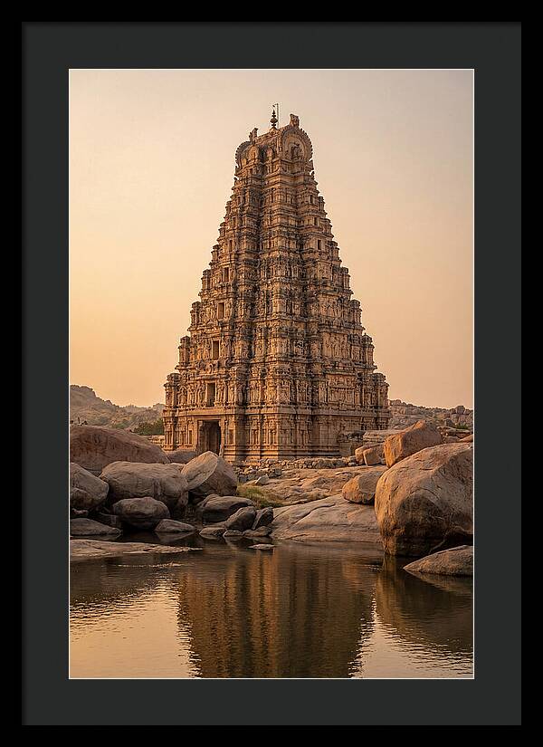 Virupaksha Temple Gopuram At Golden Hour