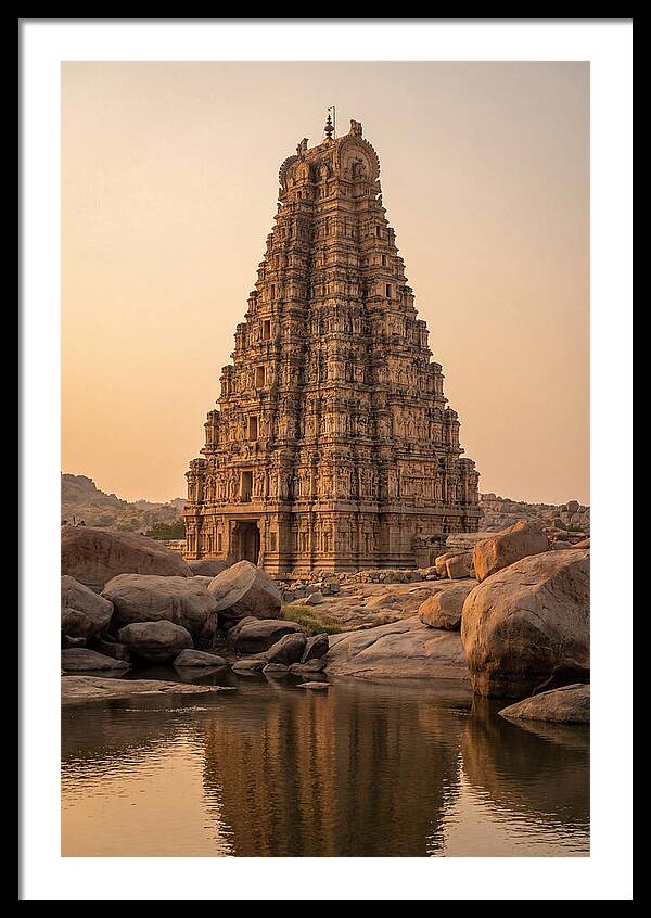 Virupaksha Temple Gopuram At Golden Hour