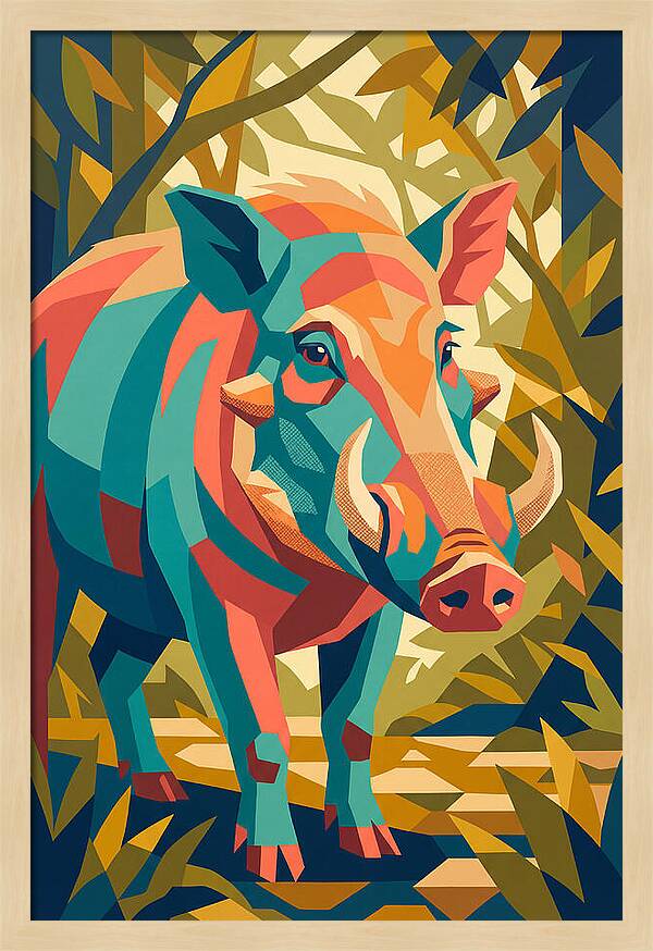 Visayan Warty Pig Closeup