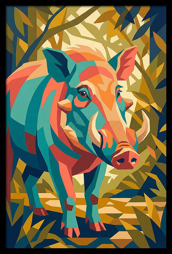 Visayan Warty Pig Closeup