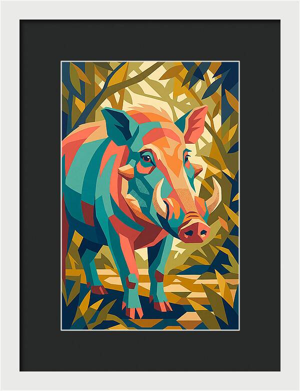 Visayan Warty Pig Closeup