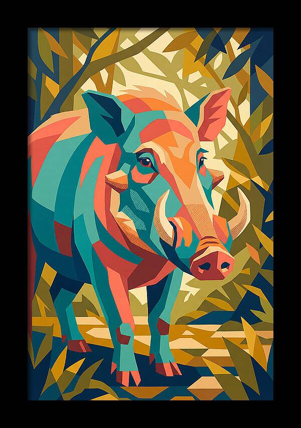 Visayan Warty Pig Closeup