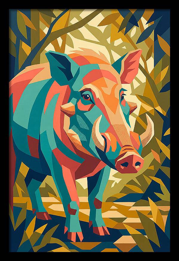 Visayan Warty Pig Closeup