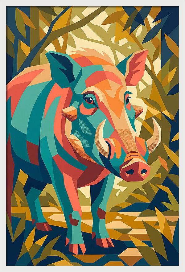 Visayan Warty Pig Closeup