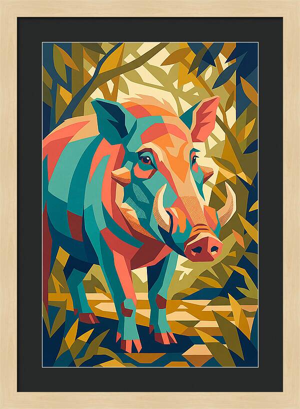 Visayan Warty Pig Closeup