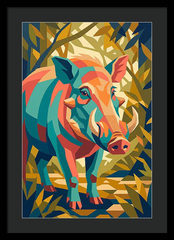Visayan Warty Pig Closeup