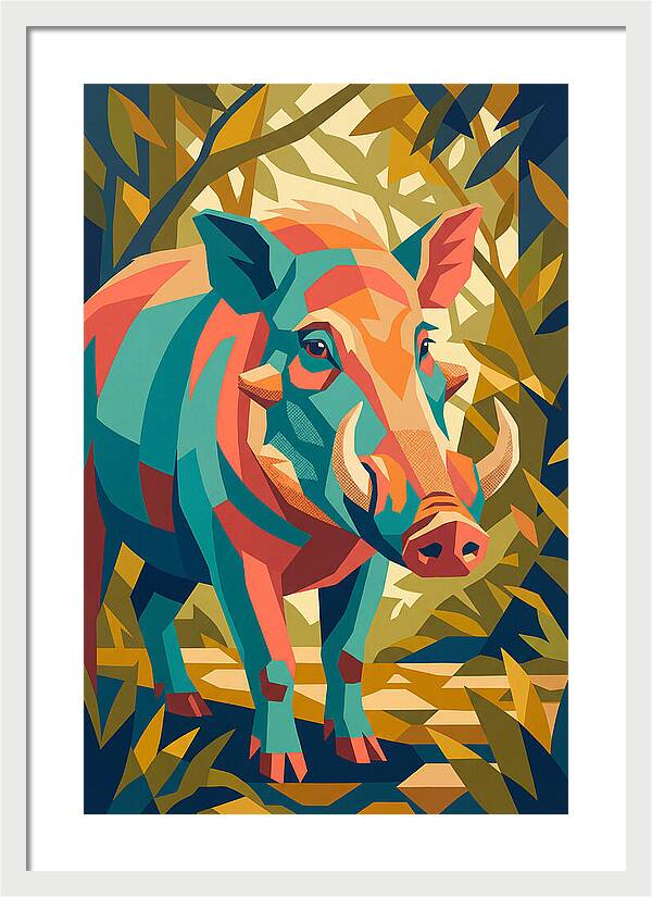 Visayan Warty Pig Closeup