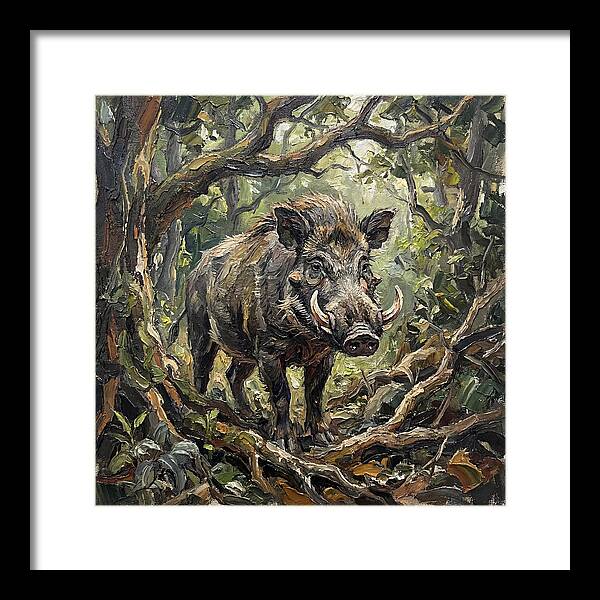 Visayan Warty Pig In The Wild