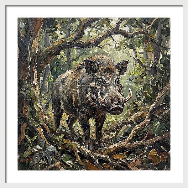 Visayan Warty Pig In The Wild