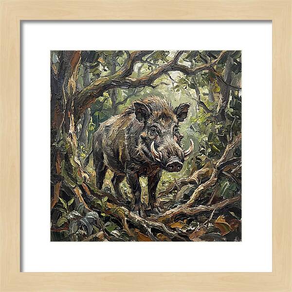 Visayan Warty Pig In The Wild