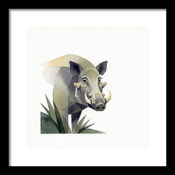 Visayan Warty Pig Portrait