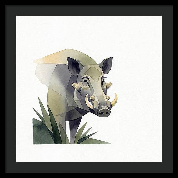Visayan Warty Pig Portrait