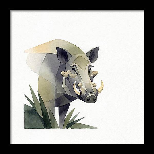 Visayan Warty Pig Portrait