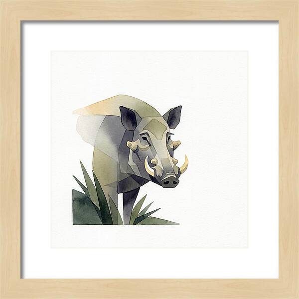 Visayan Warty Pig Portrait
