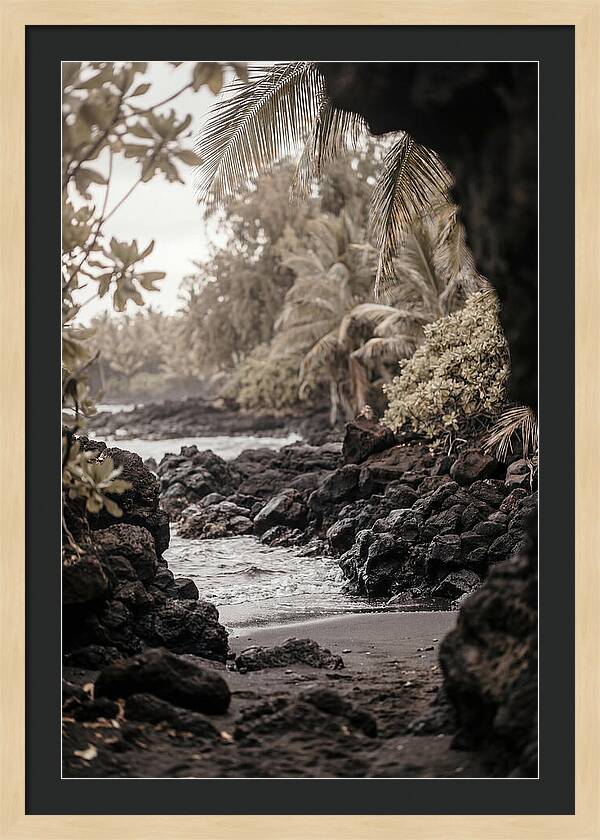 Volcanic Beach Serenity