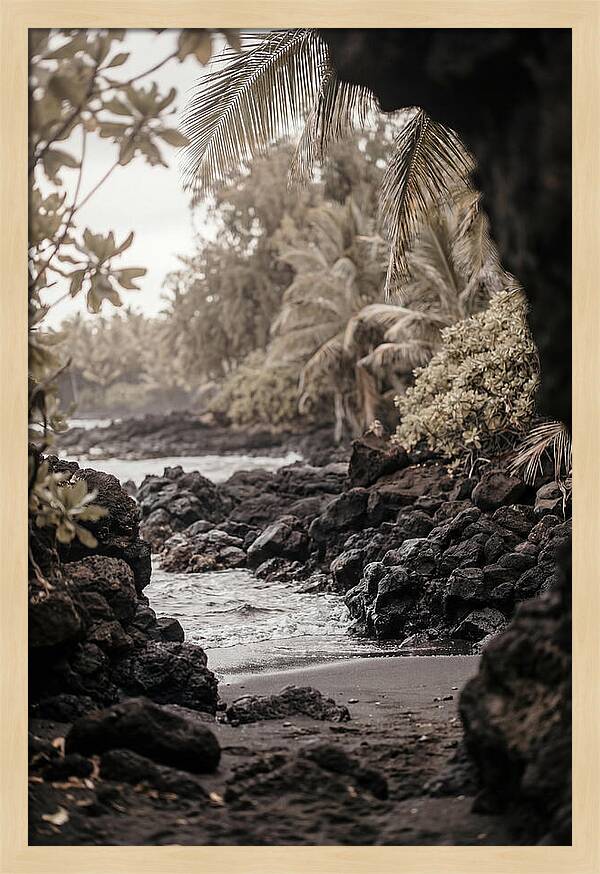 Volcanic Beach Serenity