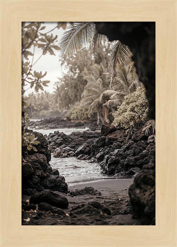 Volcanic Beach Serenity