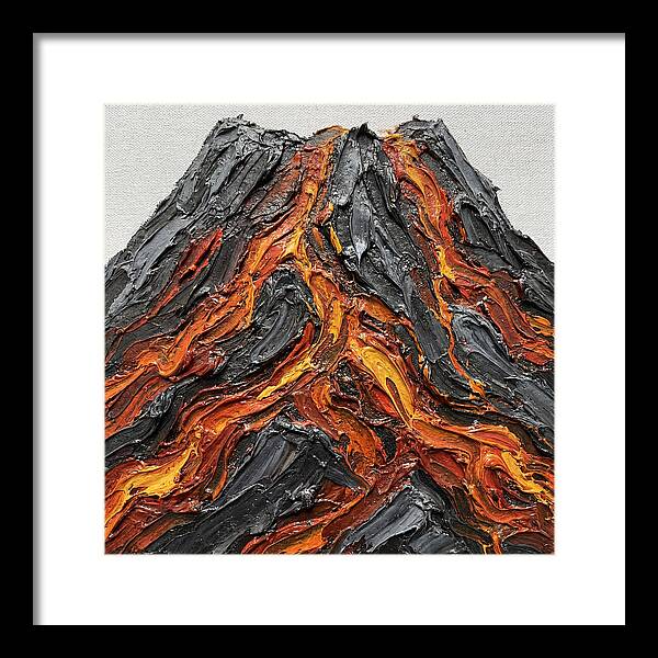 Volcanic Eruption In Texture