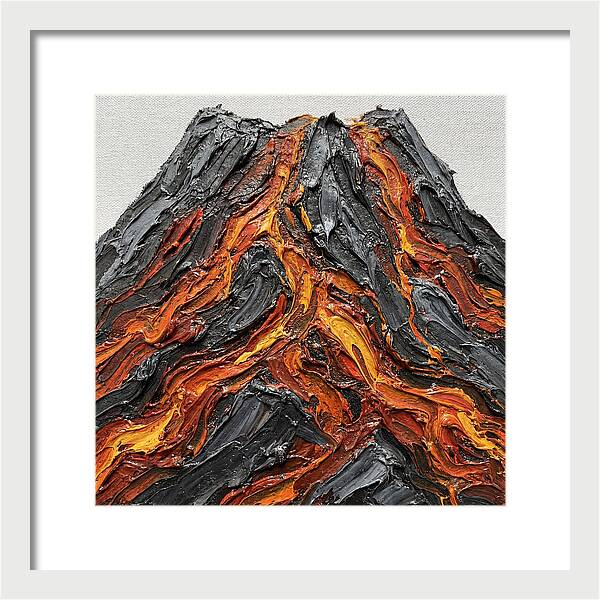 Volcanic Eruption In Texture